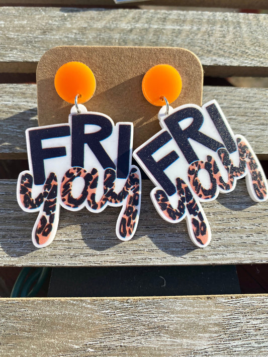 FriYay Acrylo-Ohrringe