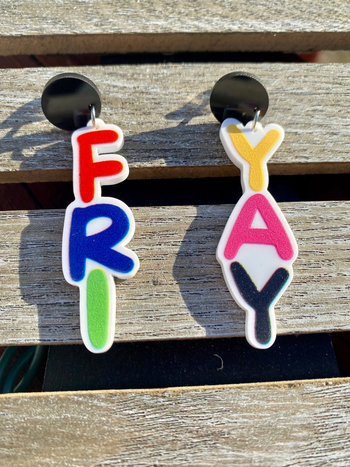 FriYay Acrylo-Ohrringe