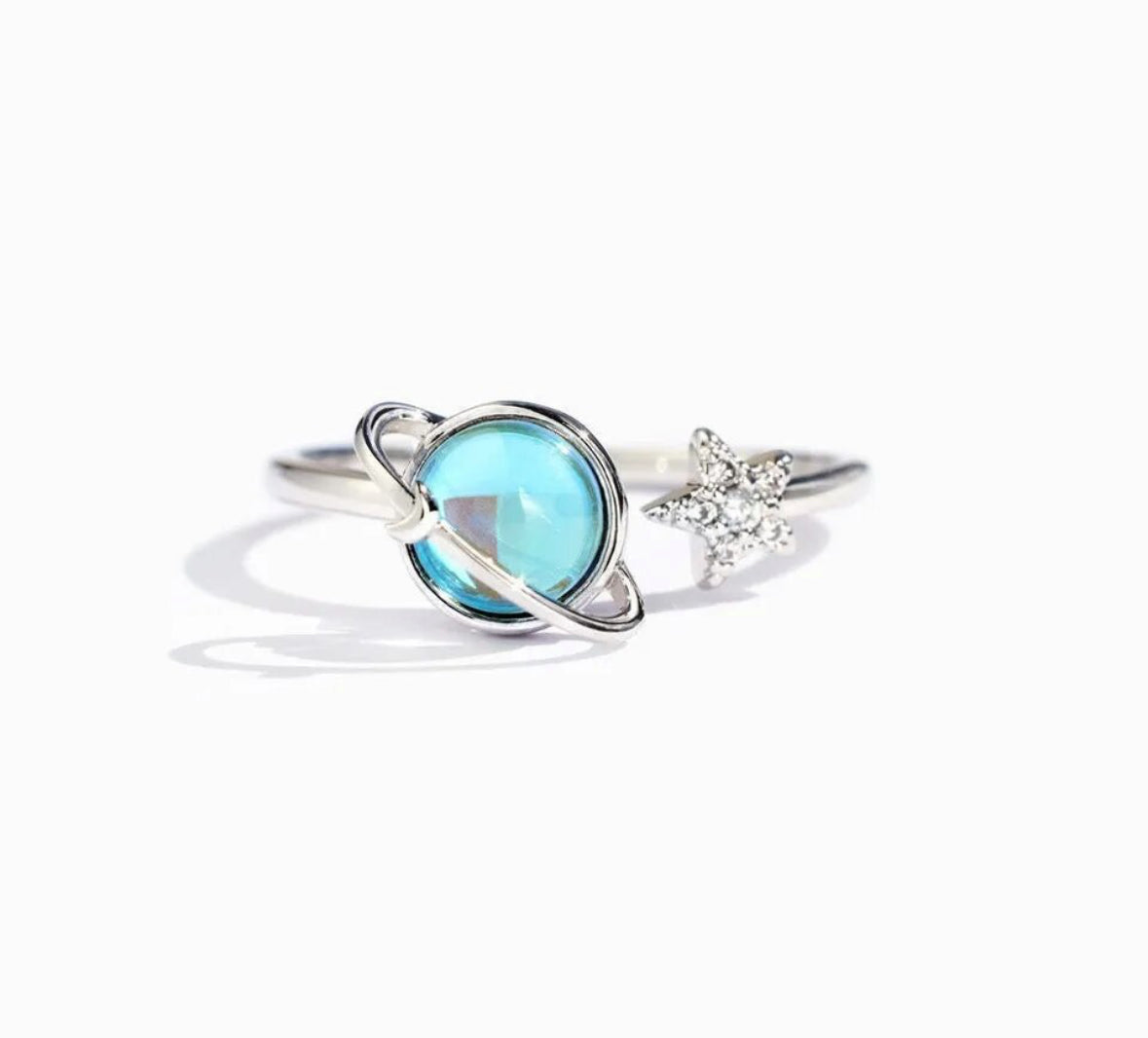 Moon & Star Fidget Spinner Verstellbare Ringe