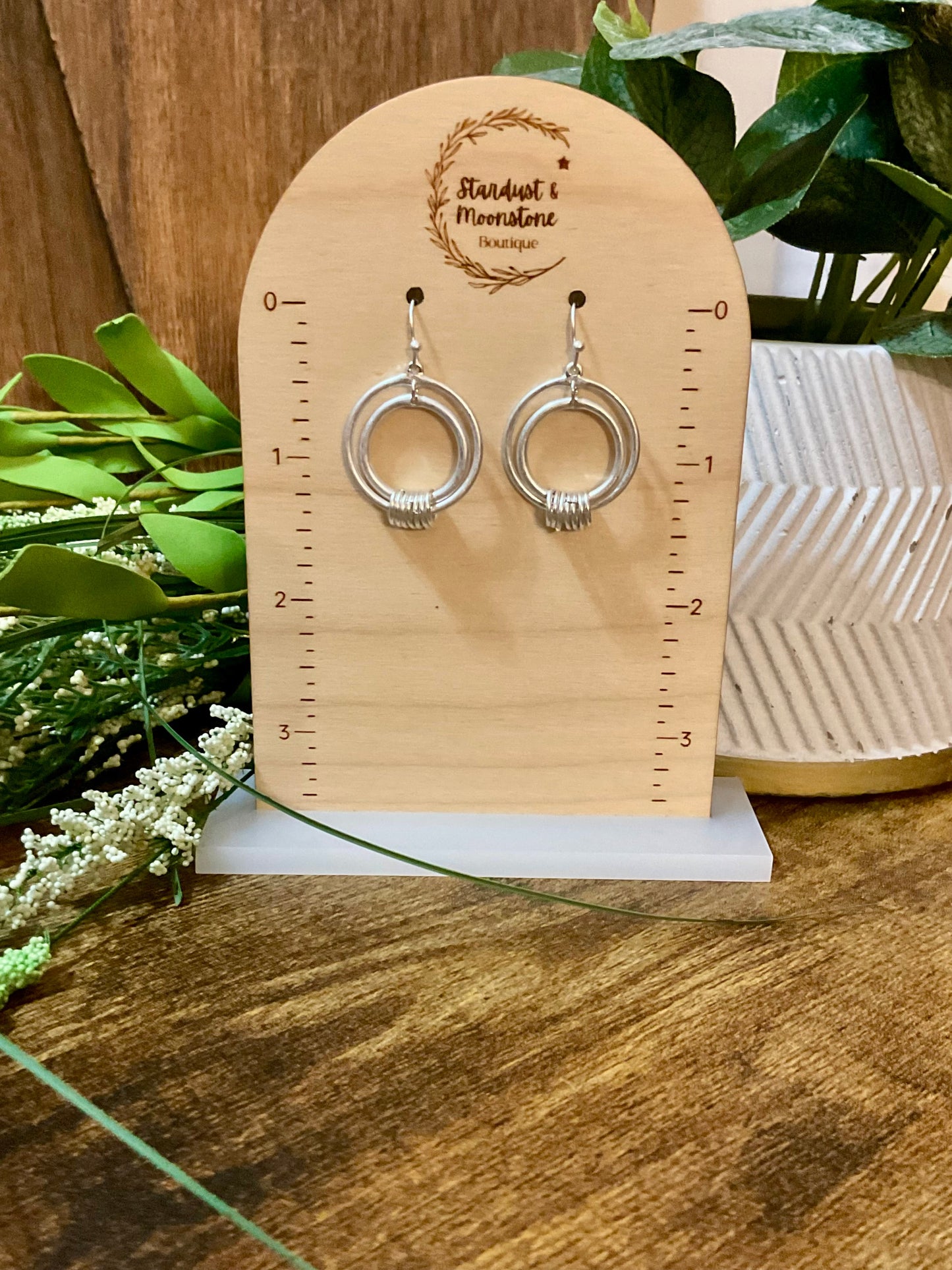 Silber Multi Hoop Ohrringe