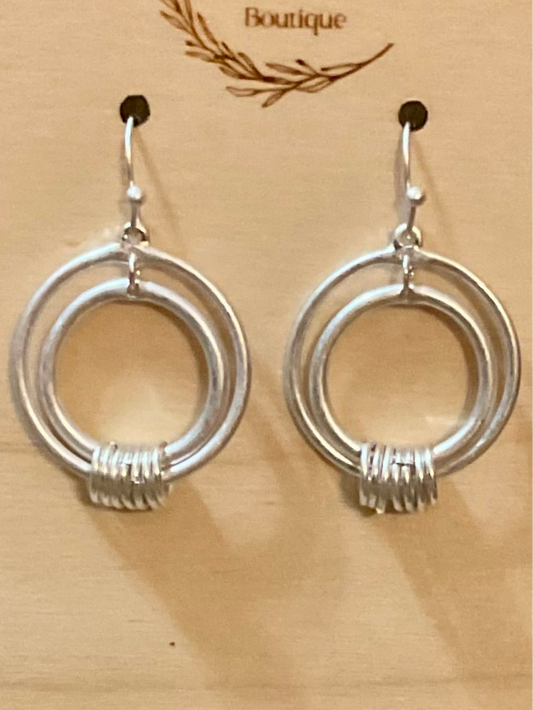 Silber Multi Hoop Ohrringe
