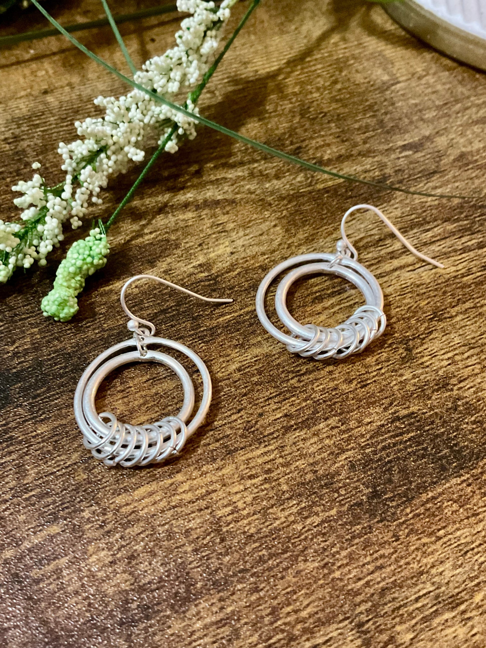 Silber Multi Hoop Ohrringe