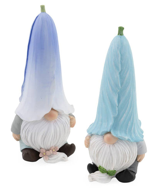 Blume Petal Hat Resin Gnomes 2er-Set Oster Akzenten