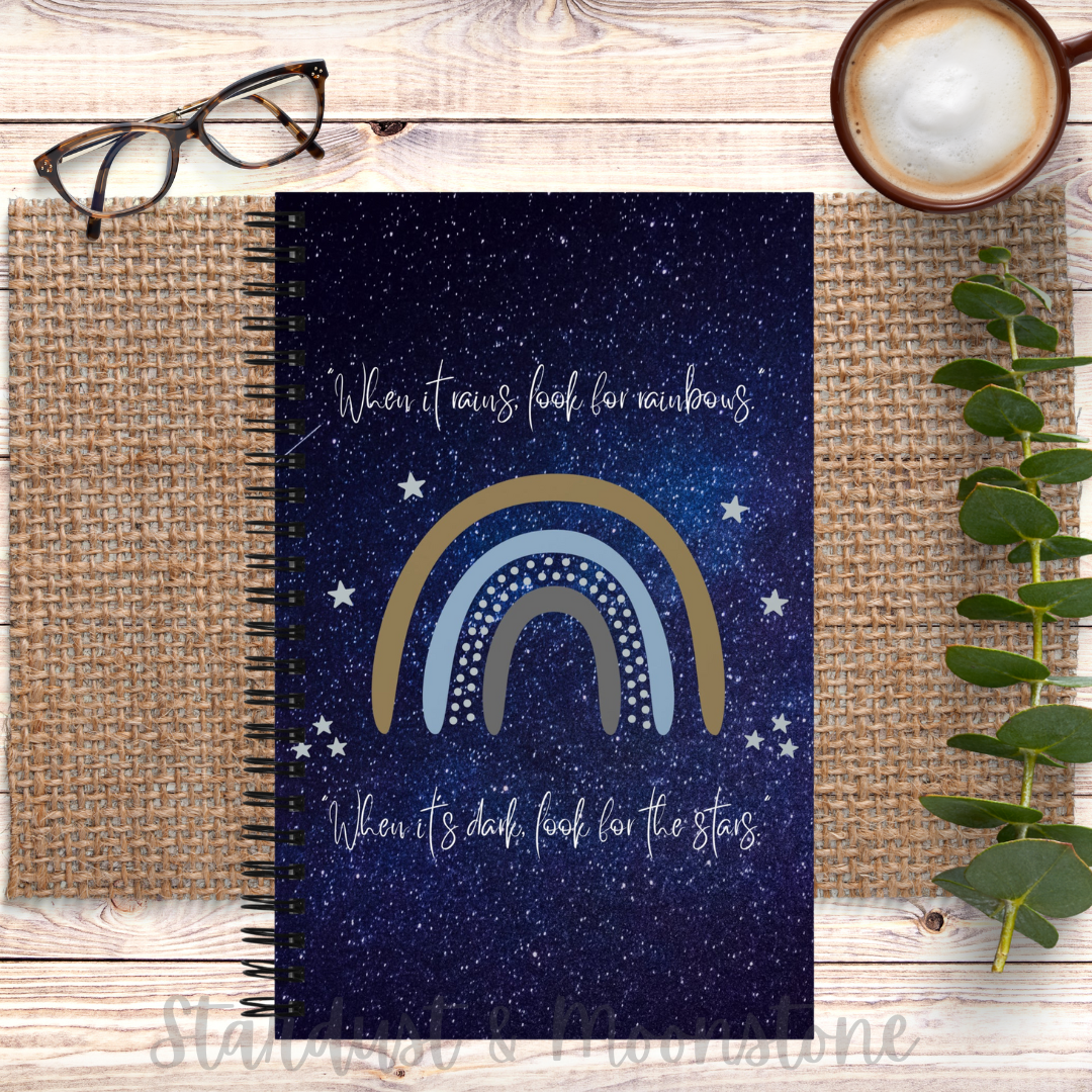 Rainbow Star Dotted Notebook (Deutsche Ausgabe)