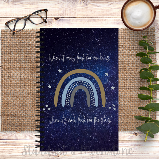 Rainbow Star Dotted Notebook (Deutsche Ausgabe)