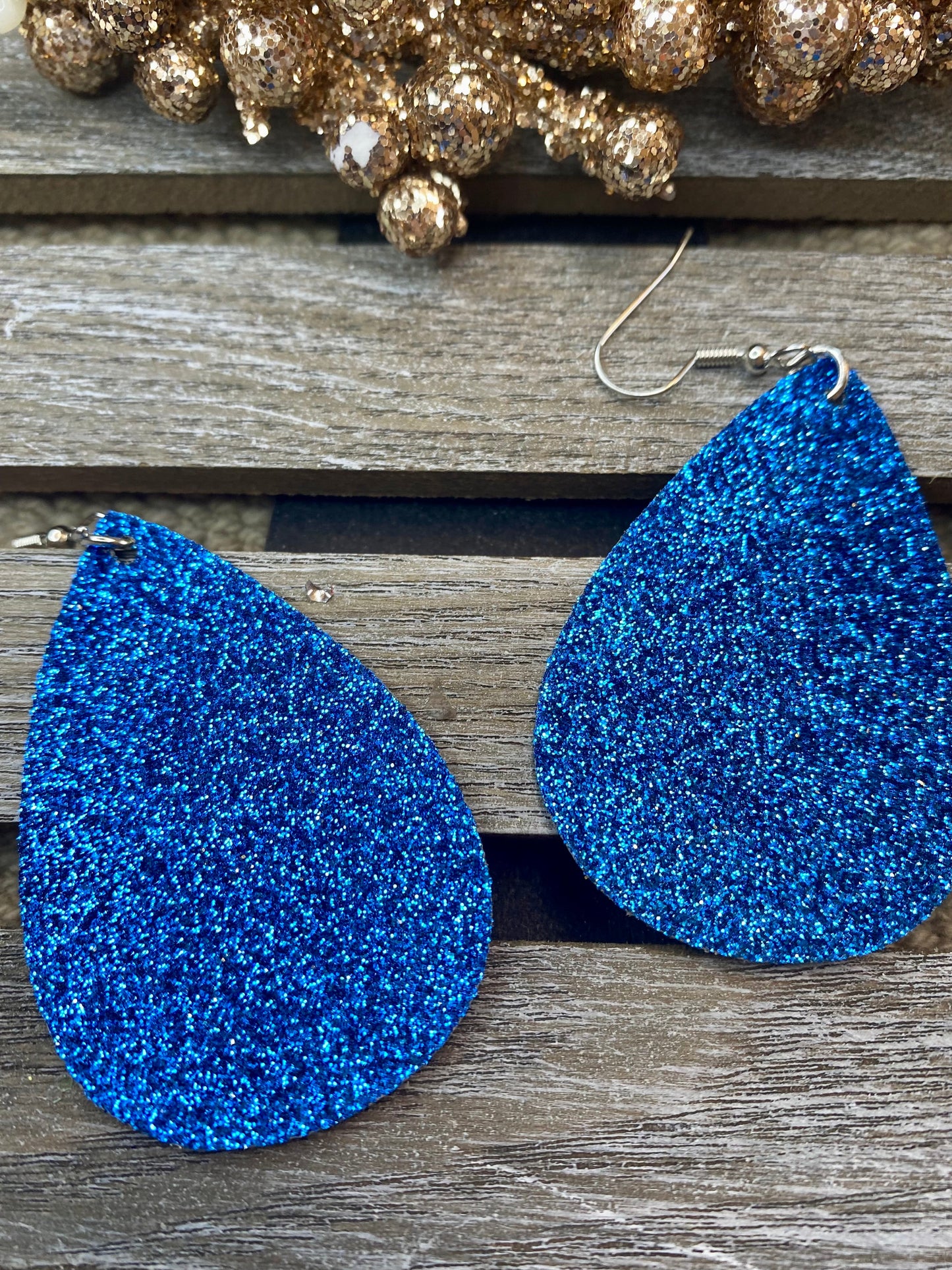 Glitter Teardrop Ohrringe - Verschiedene Farben