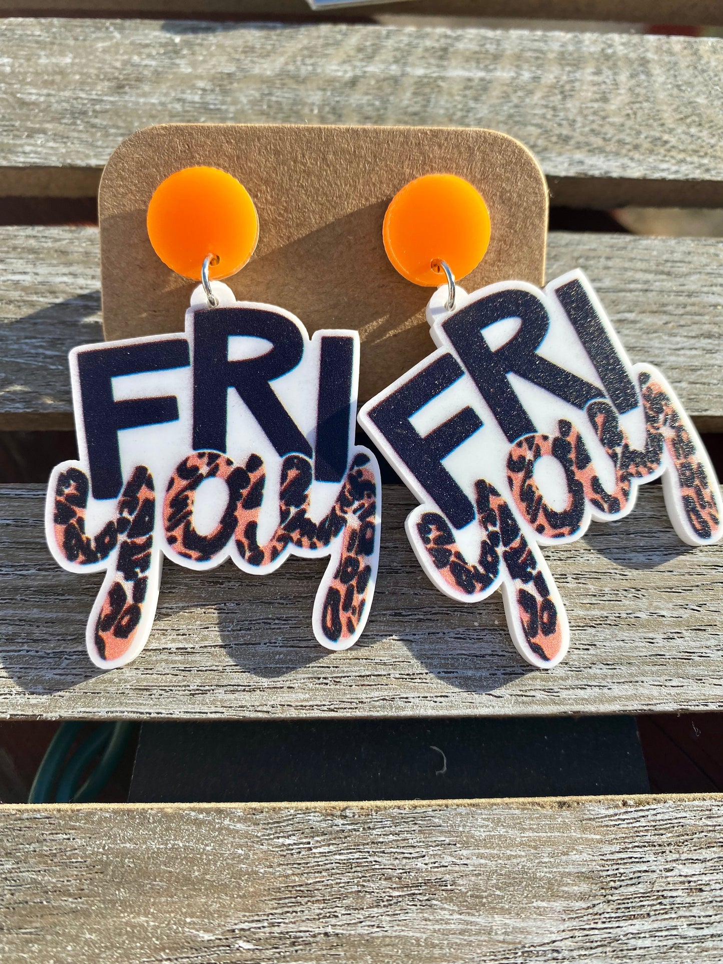 FriYay Acrylo-Ohrringe