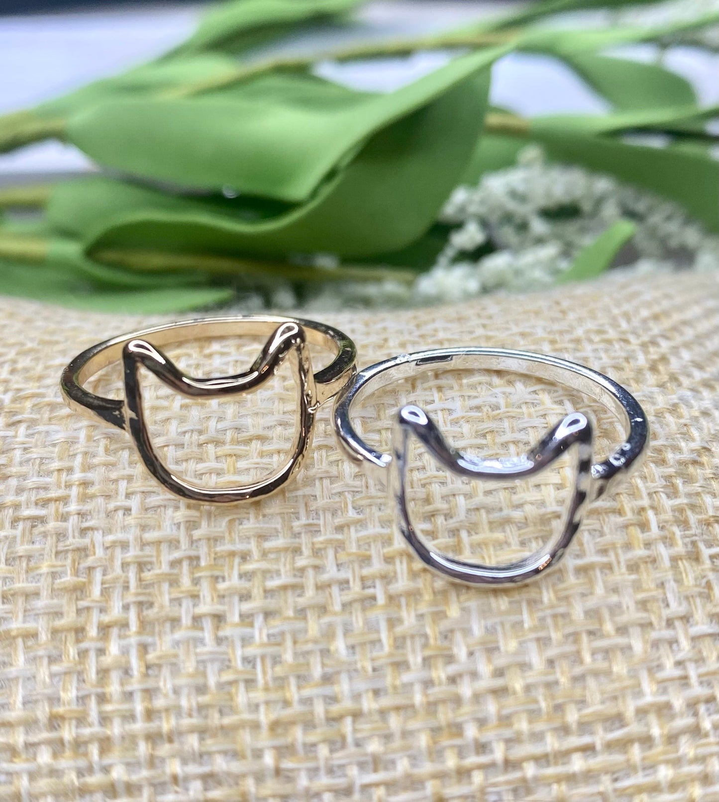 Katzenring in Silber oder Gold