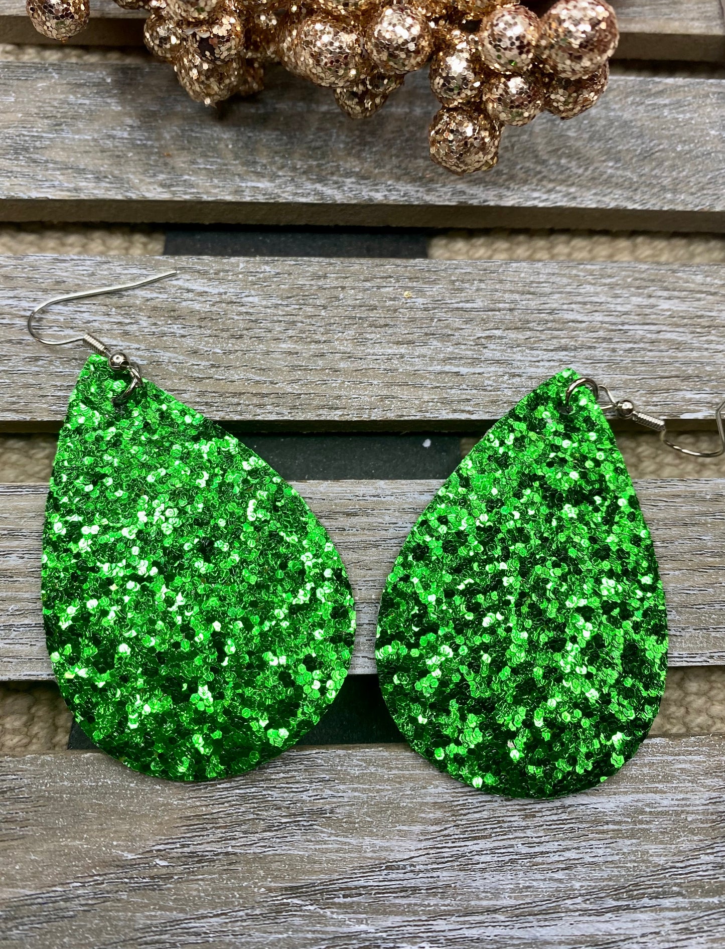 Glitter Teardrop Ohrringe - Verschiedene Farben