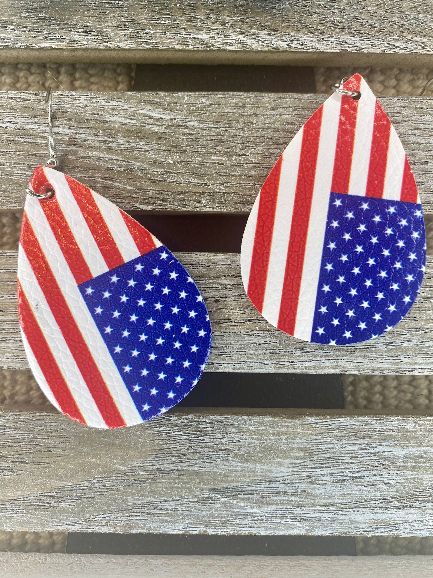 Flagge Teardrop Patriotische Ohrringe