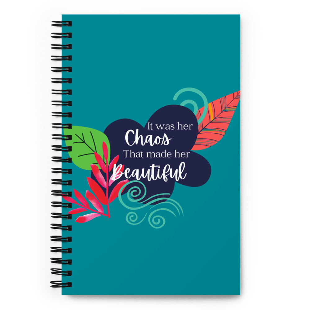 Chaos Spiral Dotted Notebook