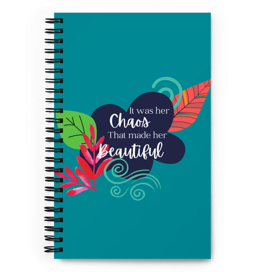 Chaos Spiral Dotted Notebook