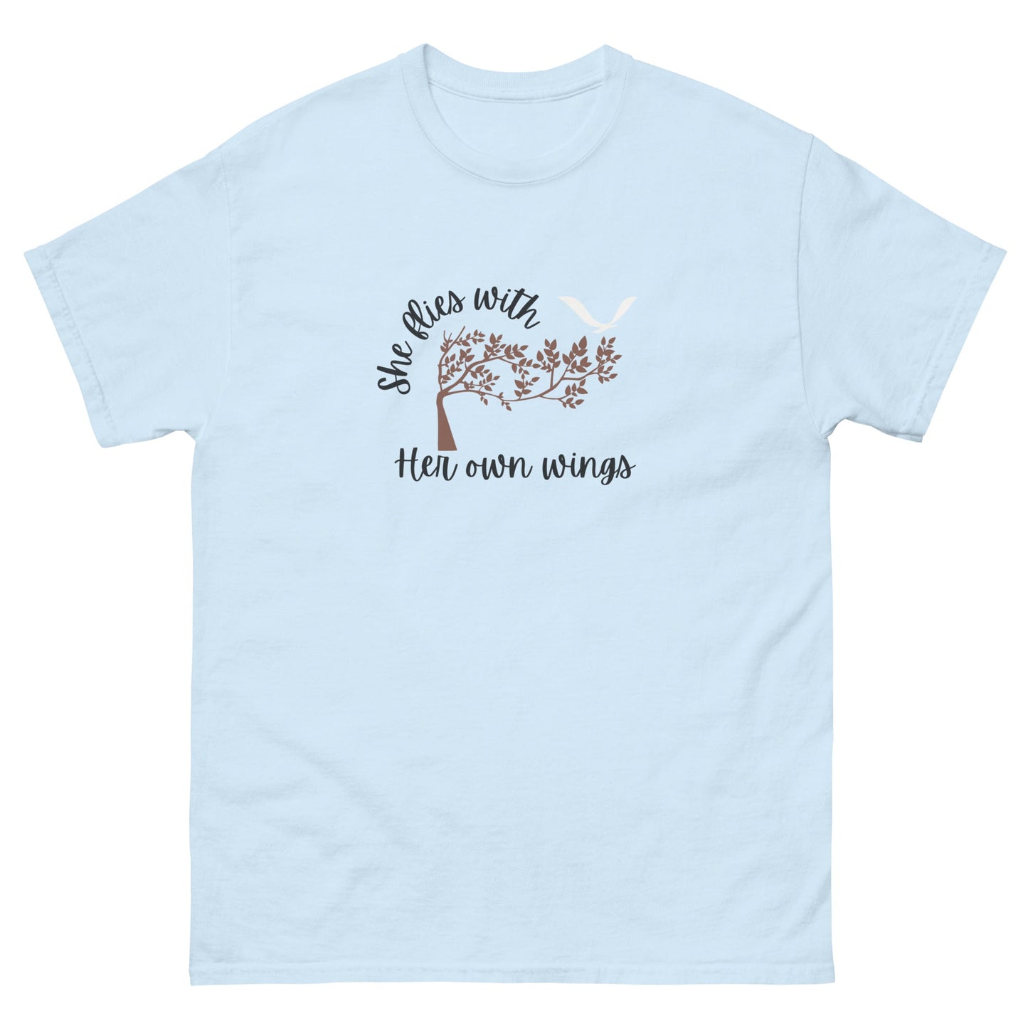 She Flies With Her Own Wings Unisex Klassischer Tee