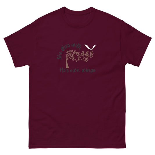 She Flies With Her Own Wings Unisex Klassischer Tee
