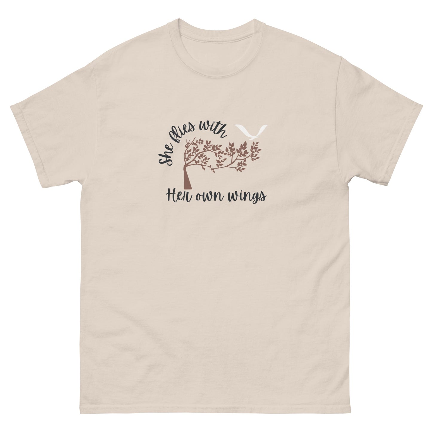 She Flies With Her Own Wings Unisex Klassischer Tee