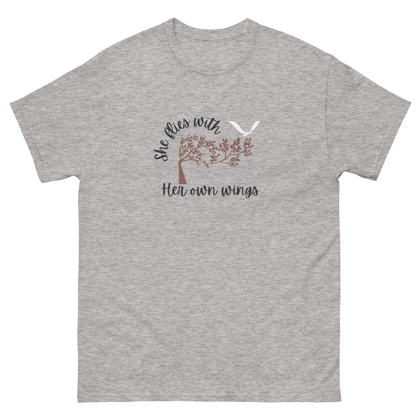 She Flies With Her Own Wings Unisex Klassischer Tee